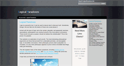 Desktop Screenshot of logicalparadoxes.info