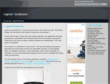 Tablet Screenshot of logicalparadoxes.info