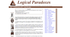 Desktop Screenshot of logicalparadoxes.com