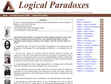 Tablet Screenshot of logicalparadoxes.com